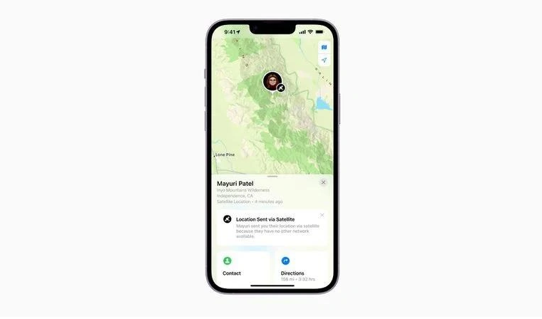 汉源苹果14维修分享iPhone14系列中 FindMy功能通过卫星分享位置方法教程 