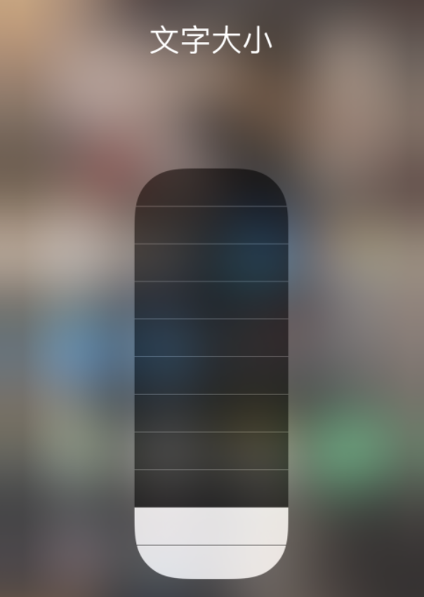 汉源苹果手机维修分享小技巧：在 iPhone 控制中心快速调节字体大小 